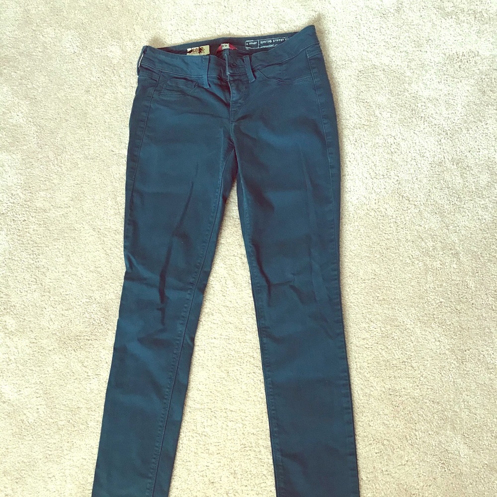 VINTAGE TEAL SOLD DESIGN LAB SKINNY JEANS 🤍